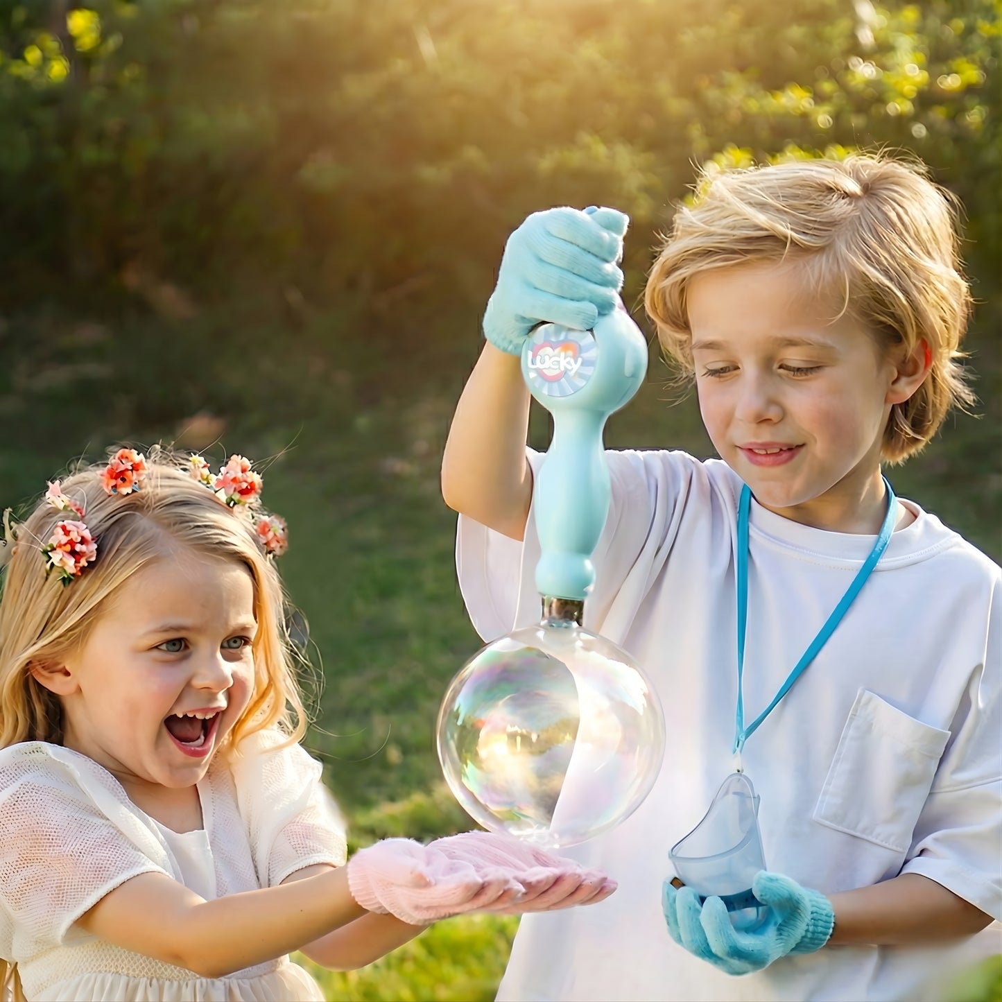 لعبة الفقاعات السحرية الآمنة لطفلك