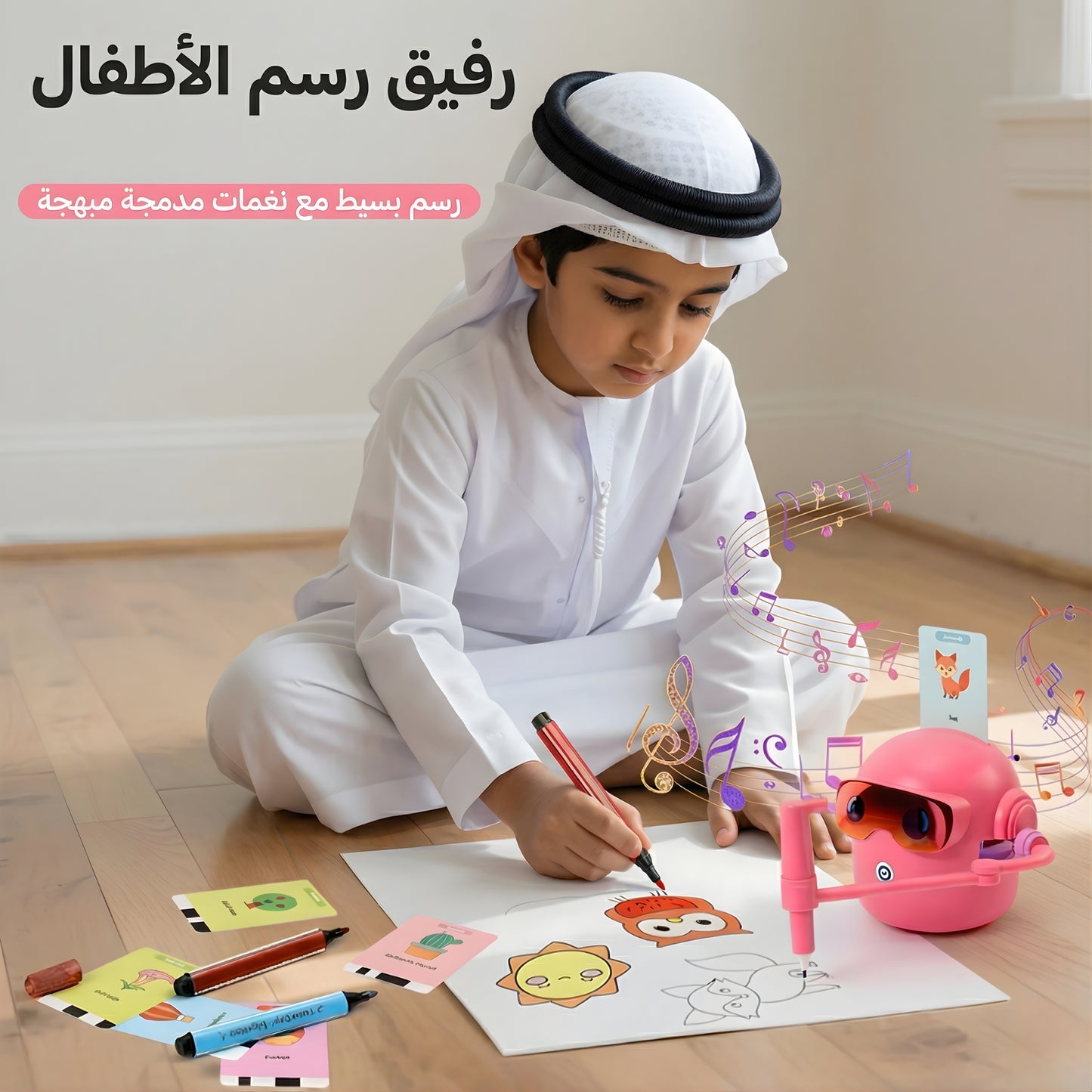 روبوت الرسم الذكي المتطور للأطفال